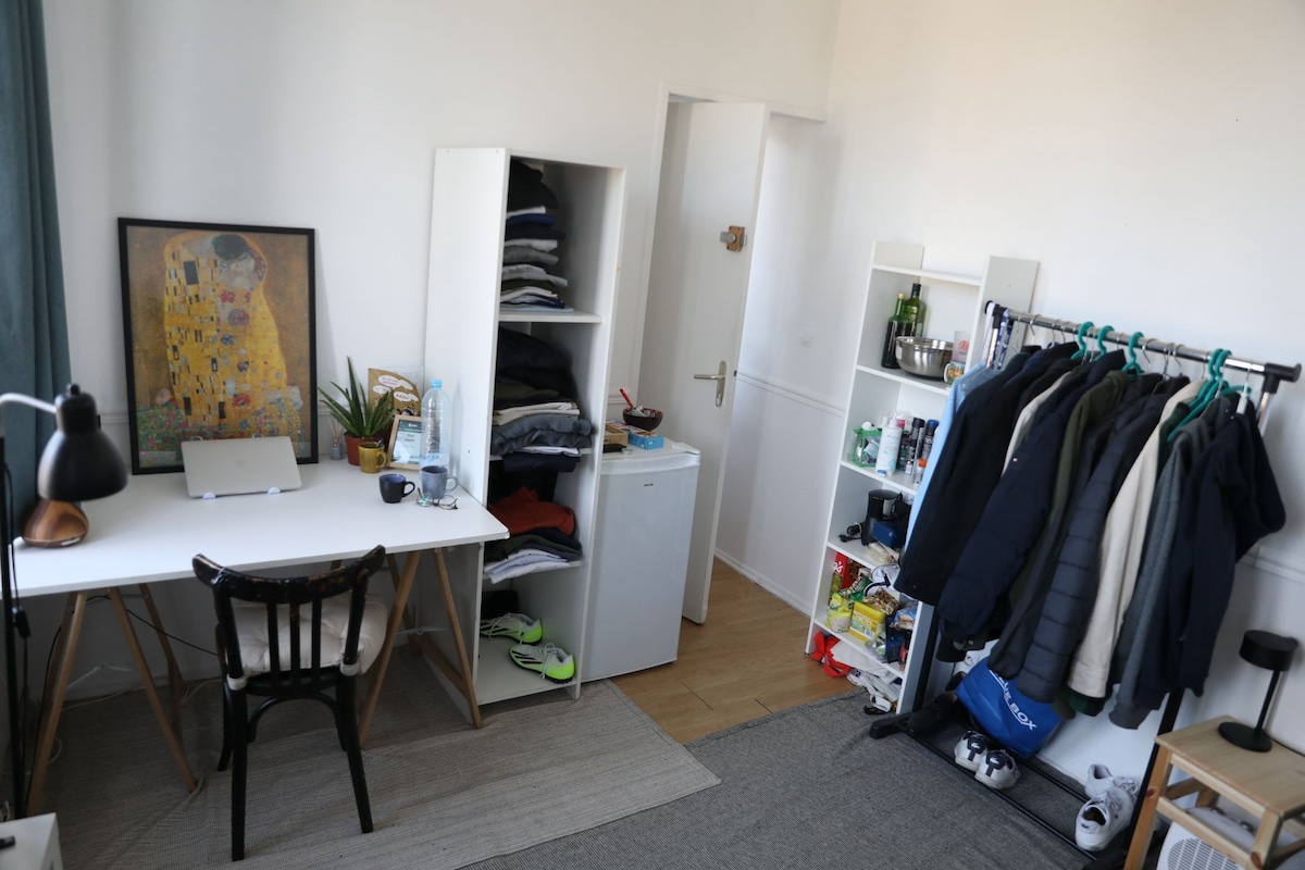 Lille grande chambre dans un appartement