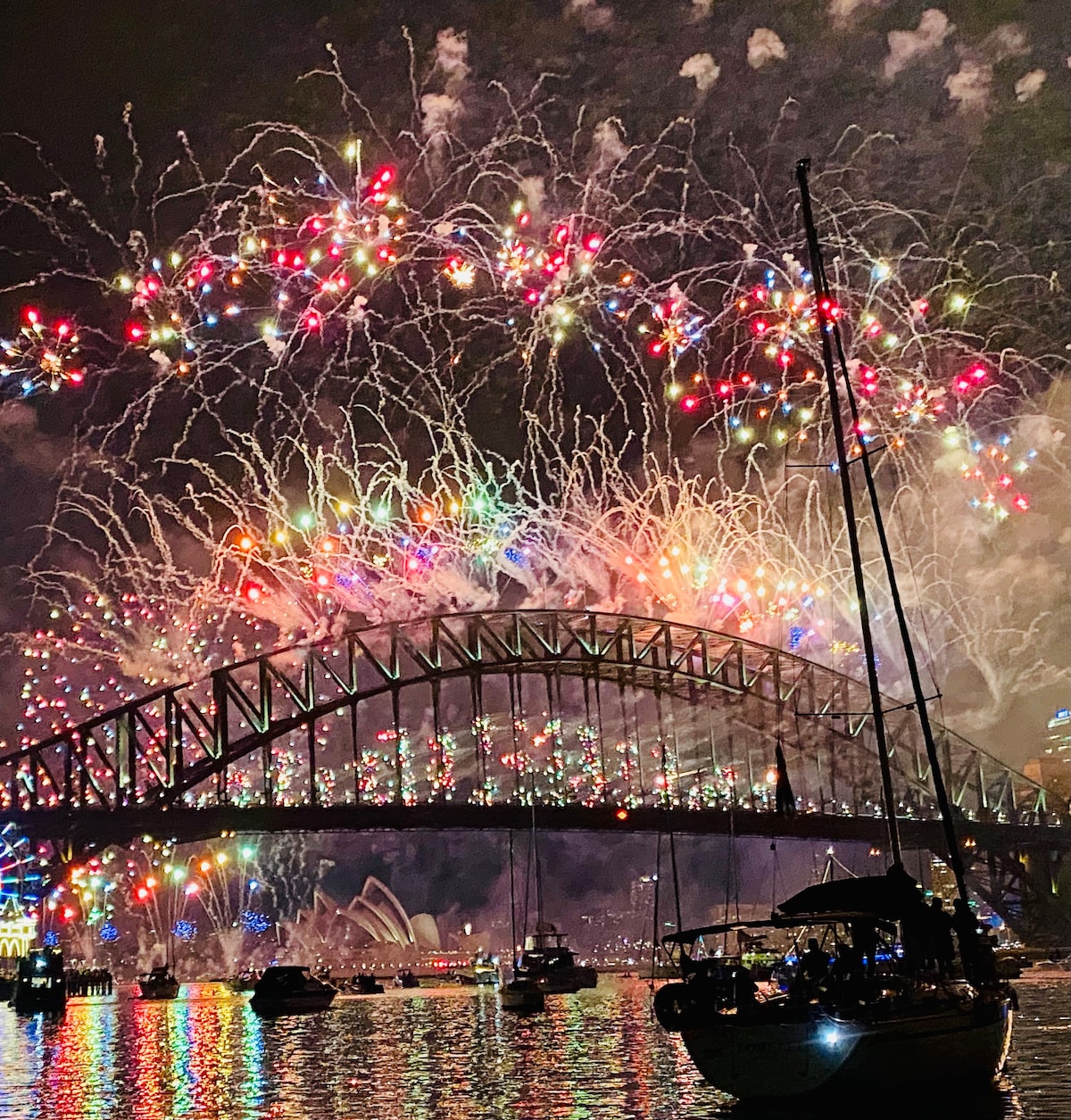 Easter on Sydney Harbour in a boat