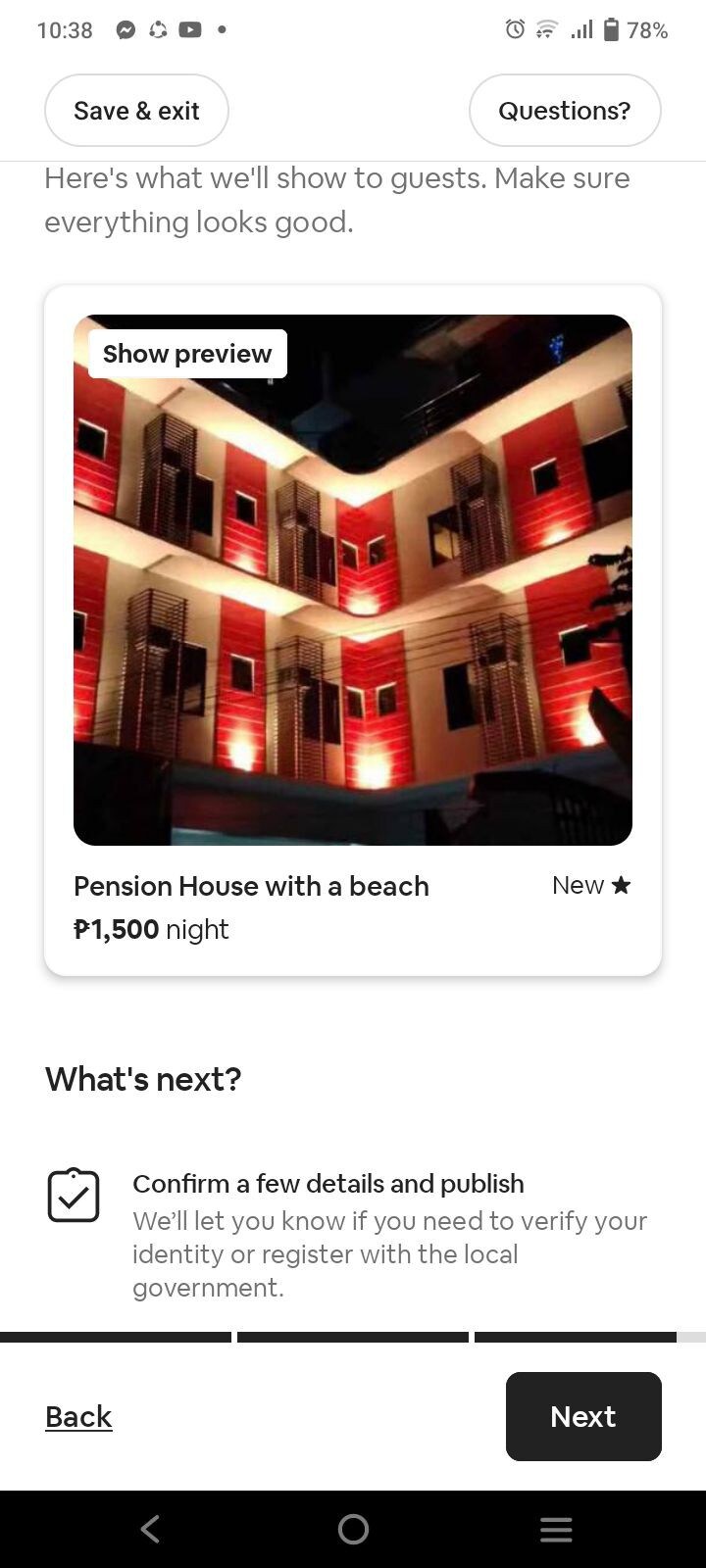 Pension House and Beach Resort
