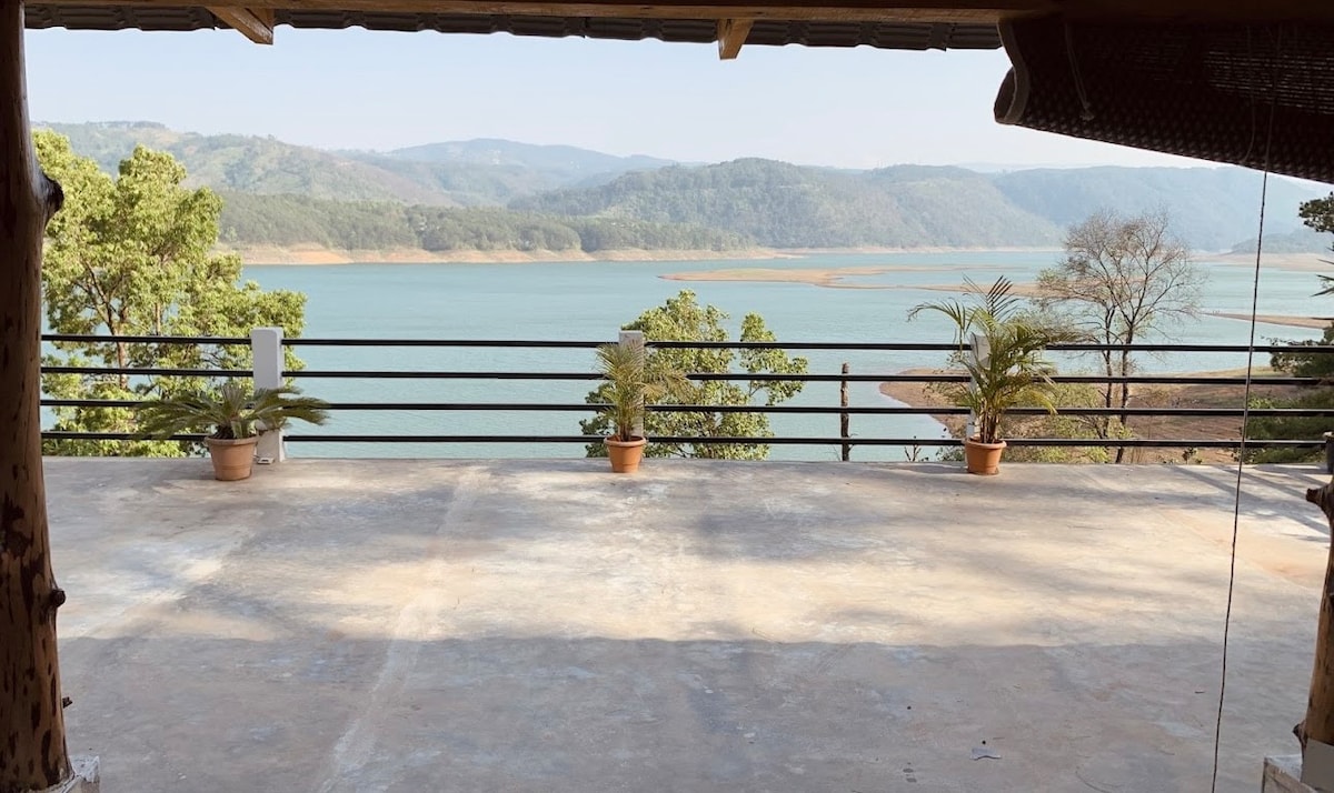 Villa overlooking the Umiam Lake