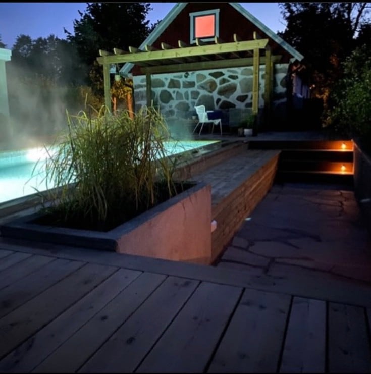 Österlen, Sweden: Summer Cottage pool & sauna