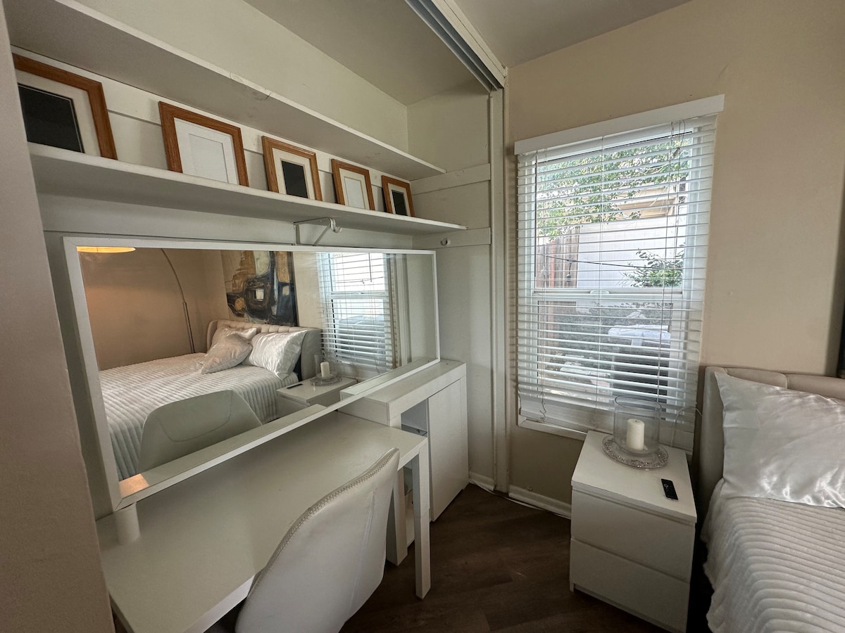 Private furnished King suite with private bathroom