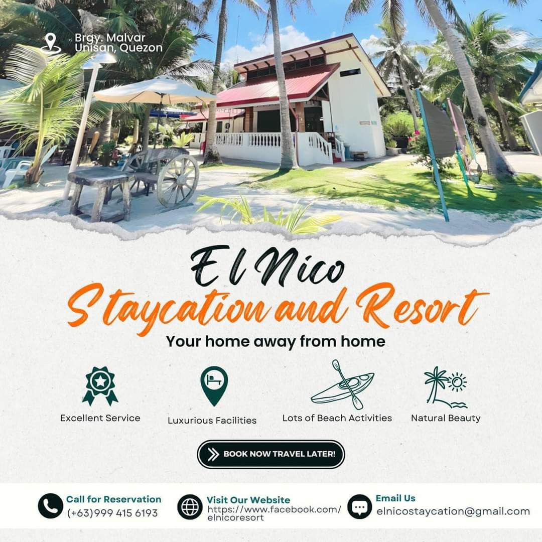 El Nico Staycation and Resort
BEACH stay