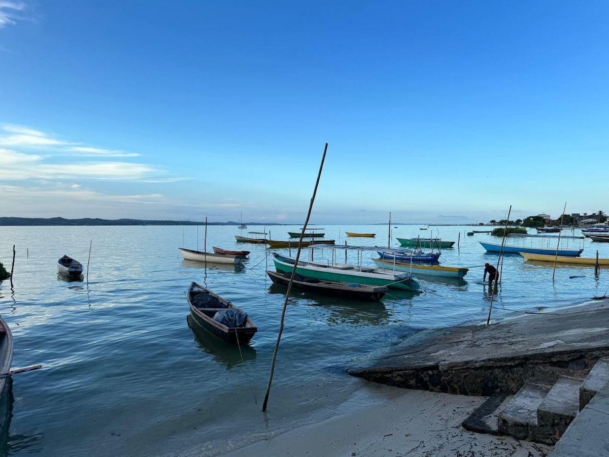 Casa muito aconchegante à beira mar