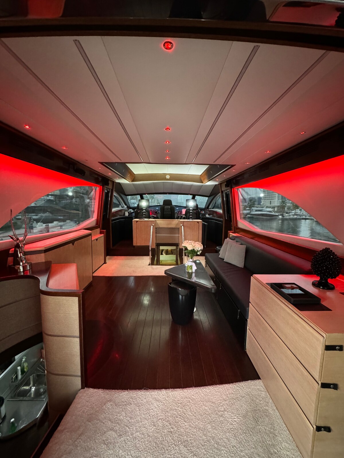 Luxury yacht accommodation