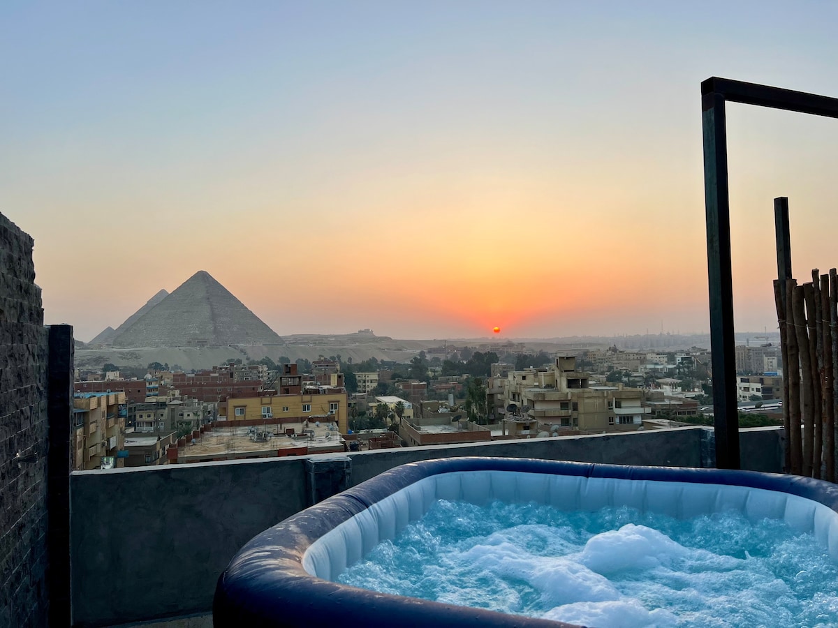 Eterna. Natural Oasis with Pyramid View Jacuzzi