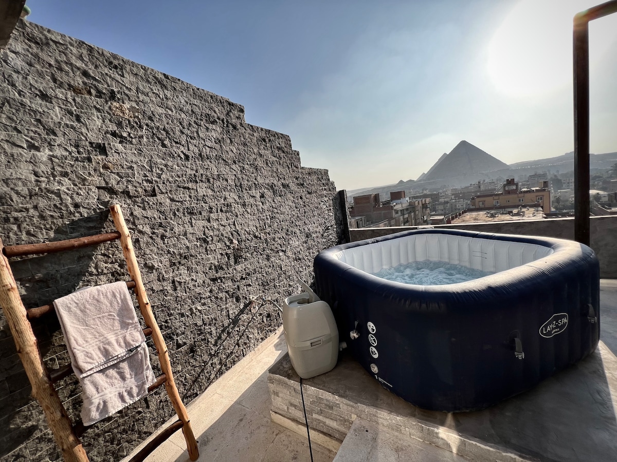Eterna. Natural Oasis with Pyramid View Jacuzzi