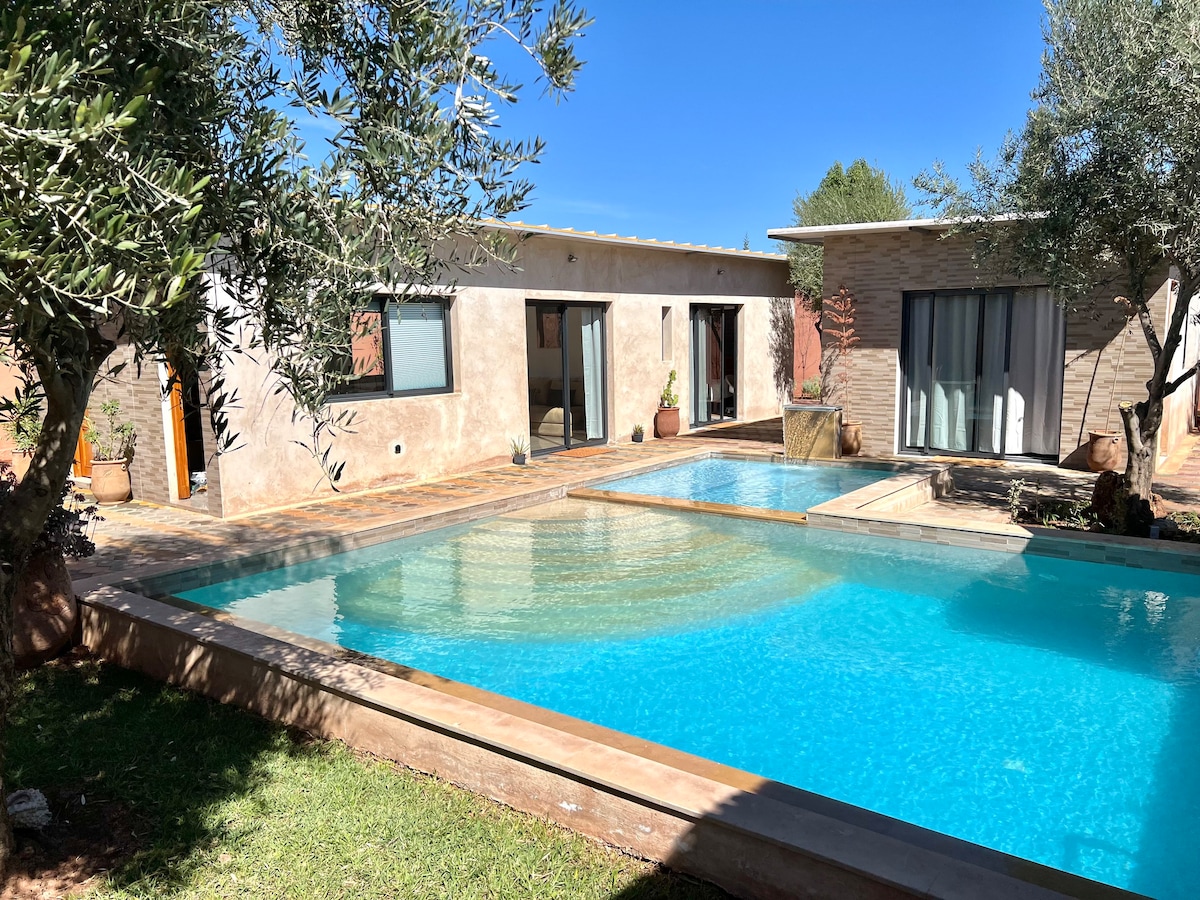 Villa Alambra Marrakech sur Atlas ，私人泳池