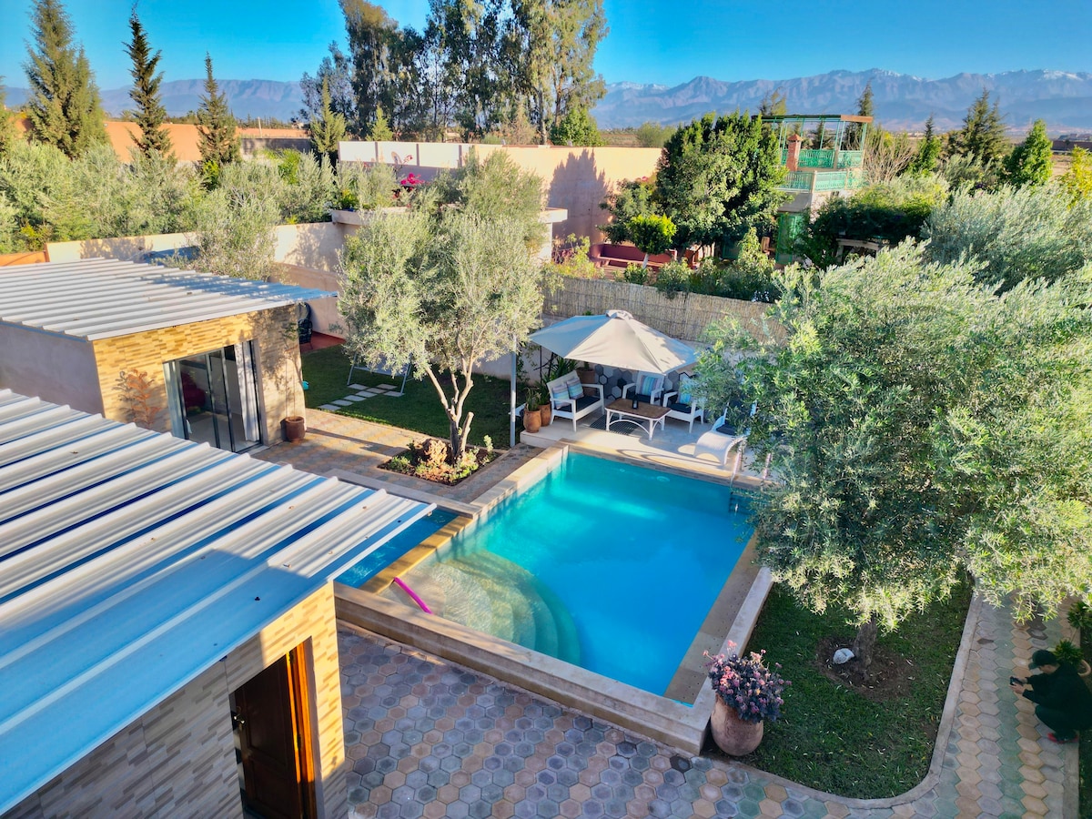 Villa Alambra Marrakech sur Atlas ，私人泳池