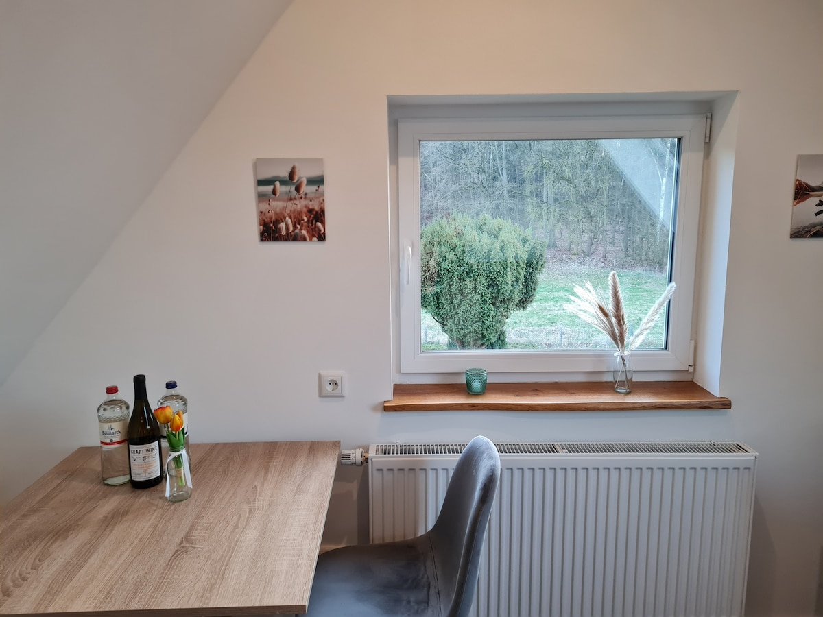 Dachgeschosswohnung - Erholung mit Waldblick