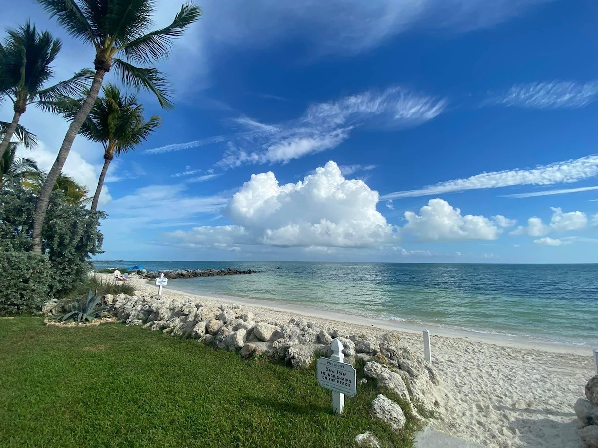 Sandy Beach Just Steps Away