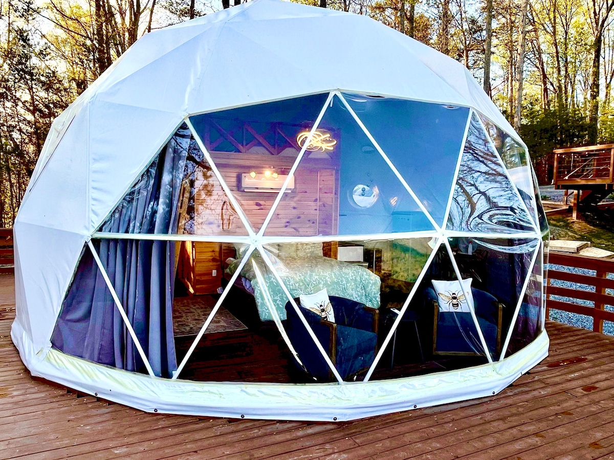 Forest Fairy dome in Smoky mountains - GlampiTiN