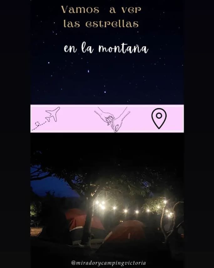 Camping en la montaña