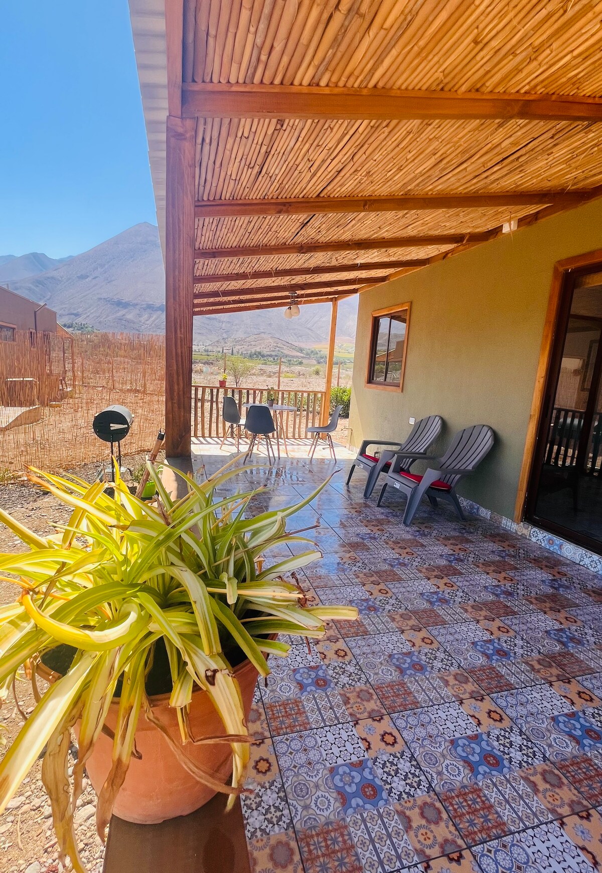 Casa cabaña con terraza “El Durazno”