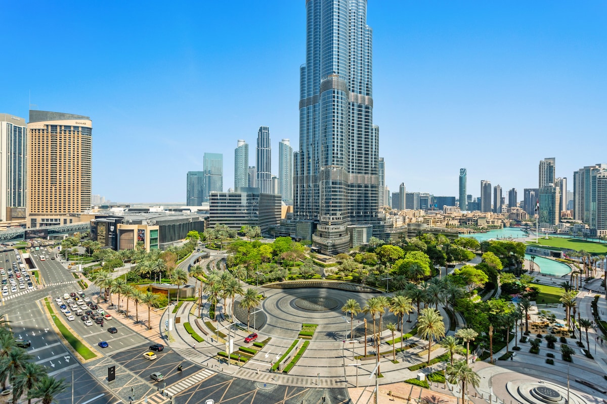 Burj Khalifa View; Access to Dubai Mall - Lux 1BR