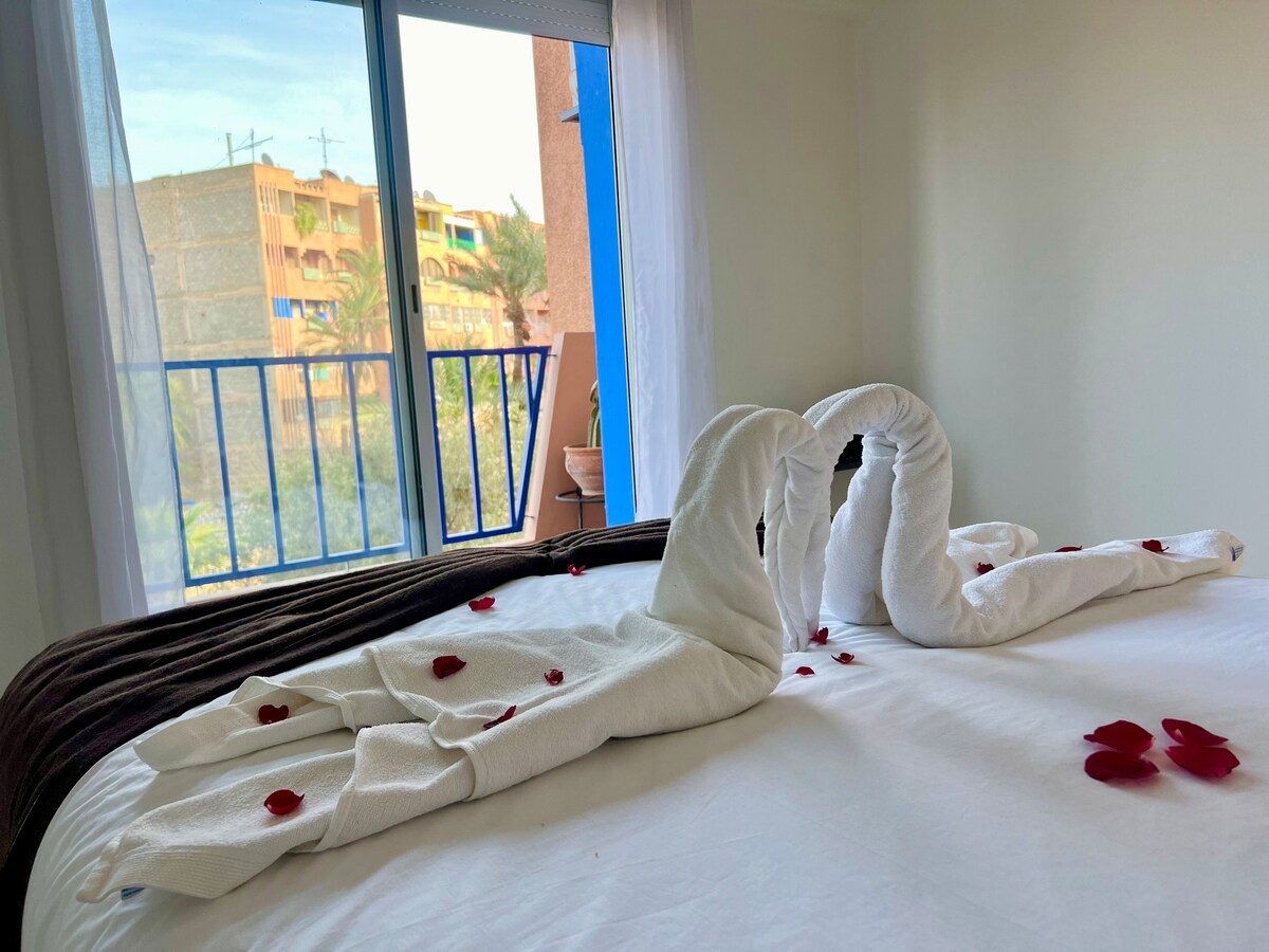 Appartement  2 chambres Marrakech gueliz majorel