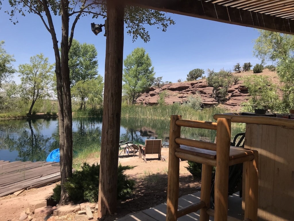 Cabin by the Pond