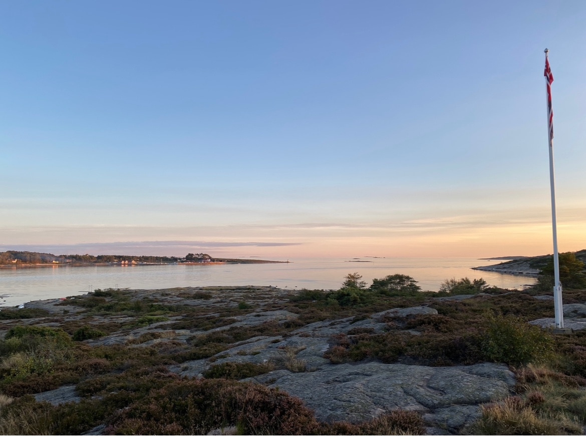 Hytte med panoramautsikt