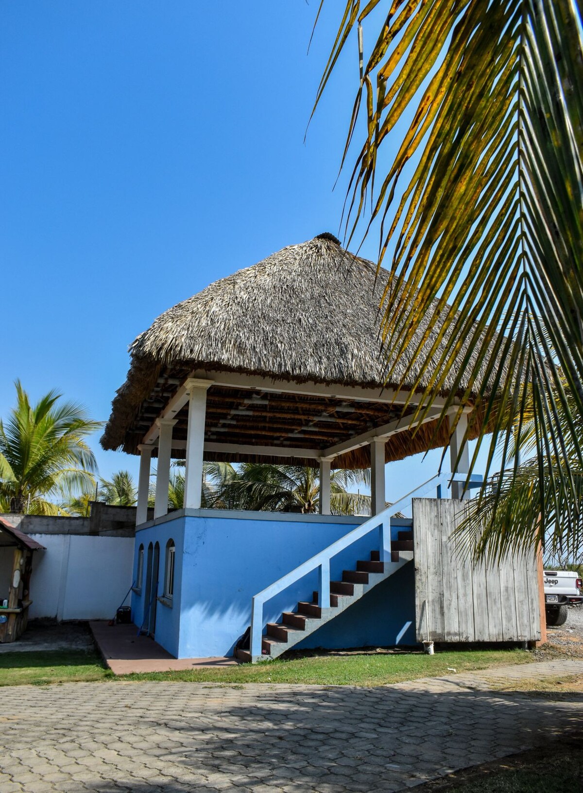 Rancho en la playa