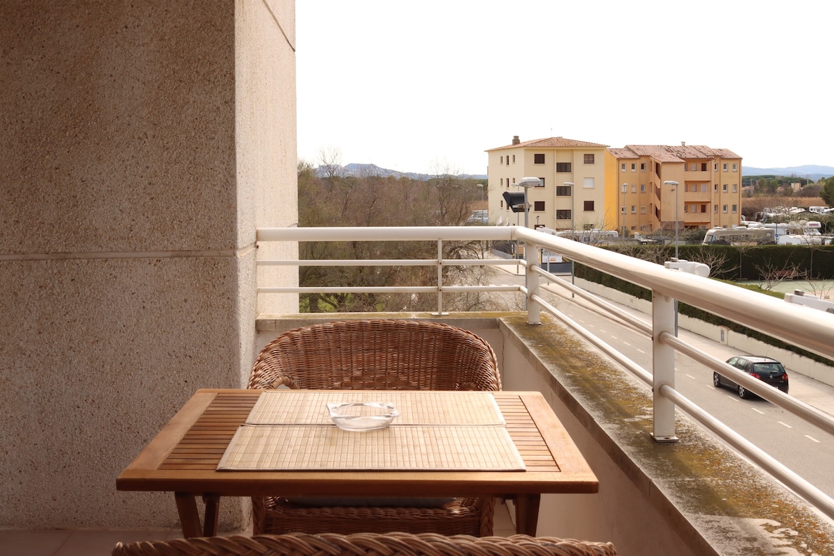 Apartamento con Piscina y Barbacoa en L 'Estartit.