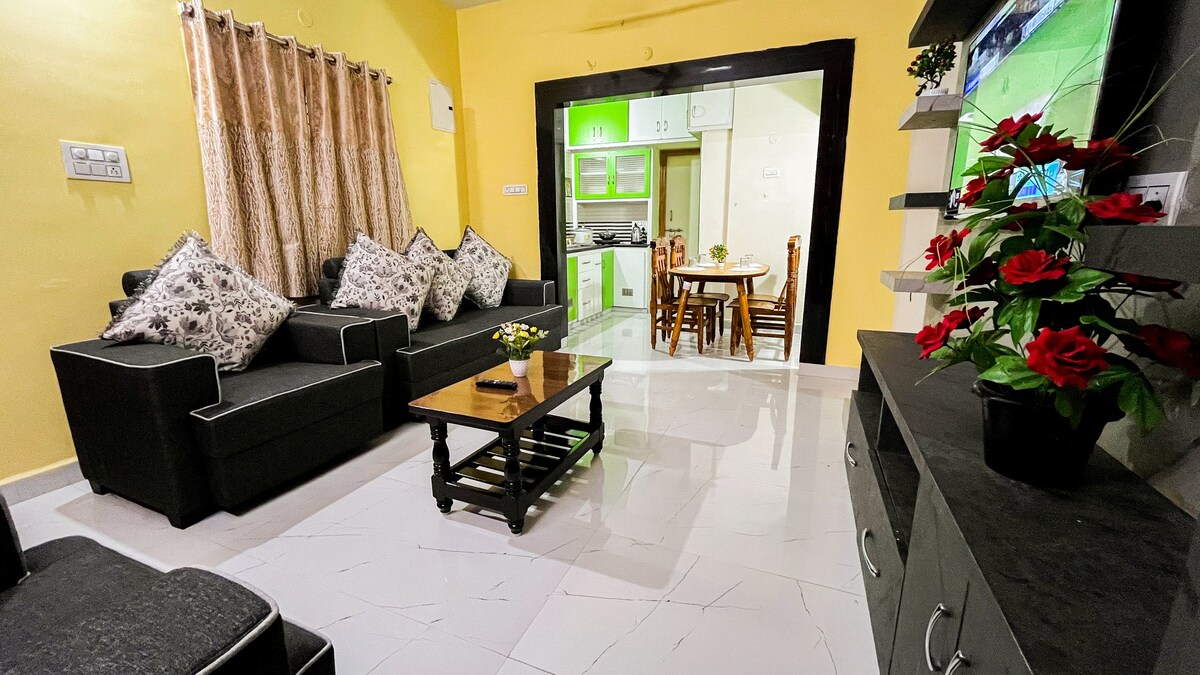 Illustrative 2BHK SVI Home Stay AC Bedrooms