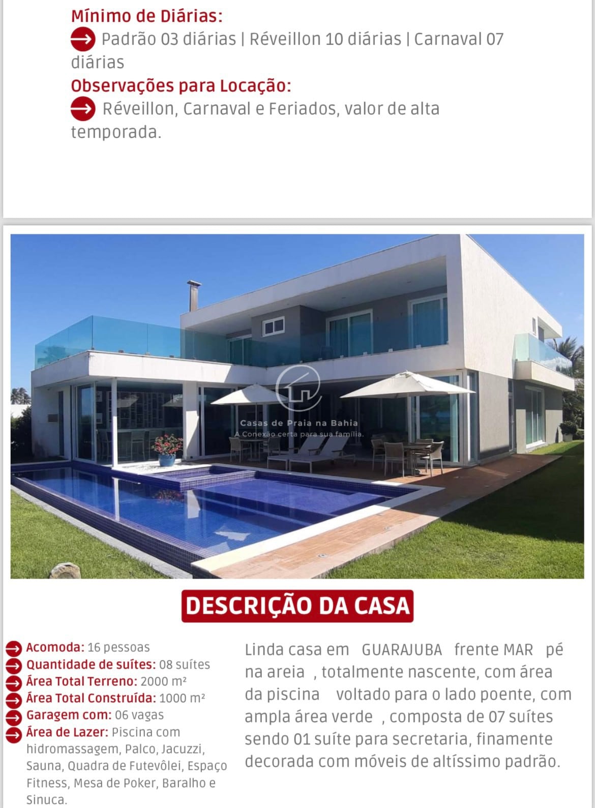 Mansão Pé Na Areia Em Guarajuba