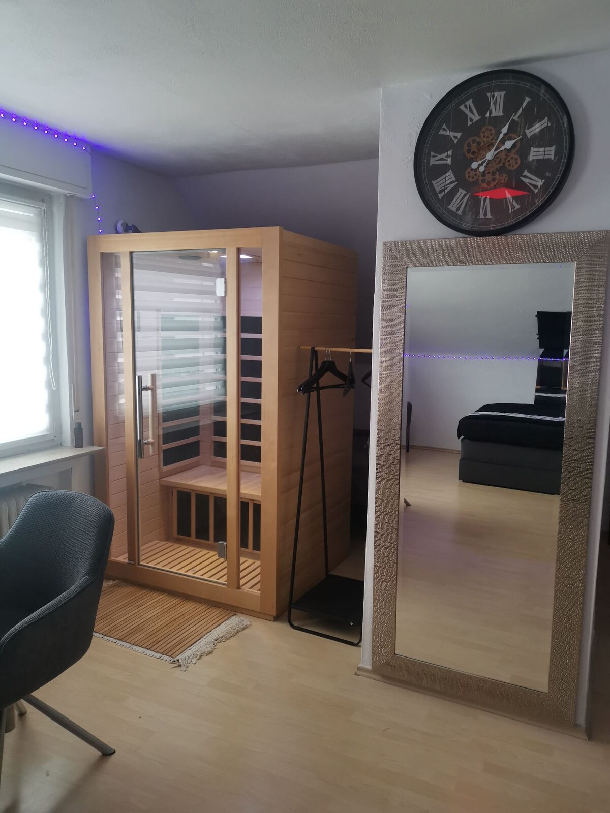 Wohnung am Kurpark mit privater Innensauna & LED!