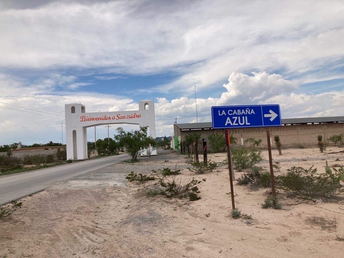 Casa de campaña cerca de Real de Catorce.