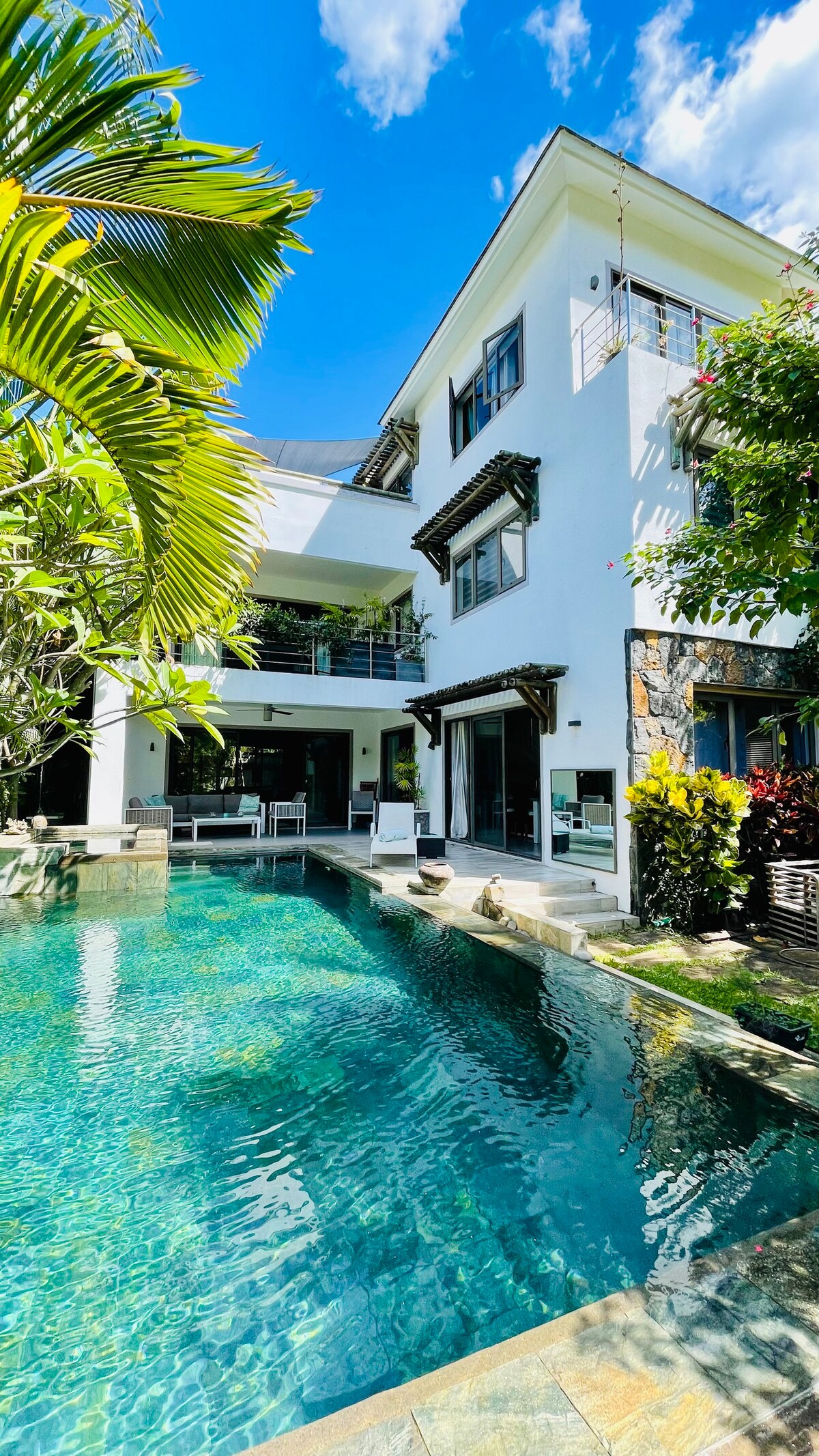 Luxueuse villa 150m plage piscine chauffée