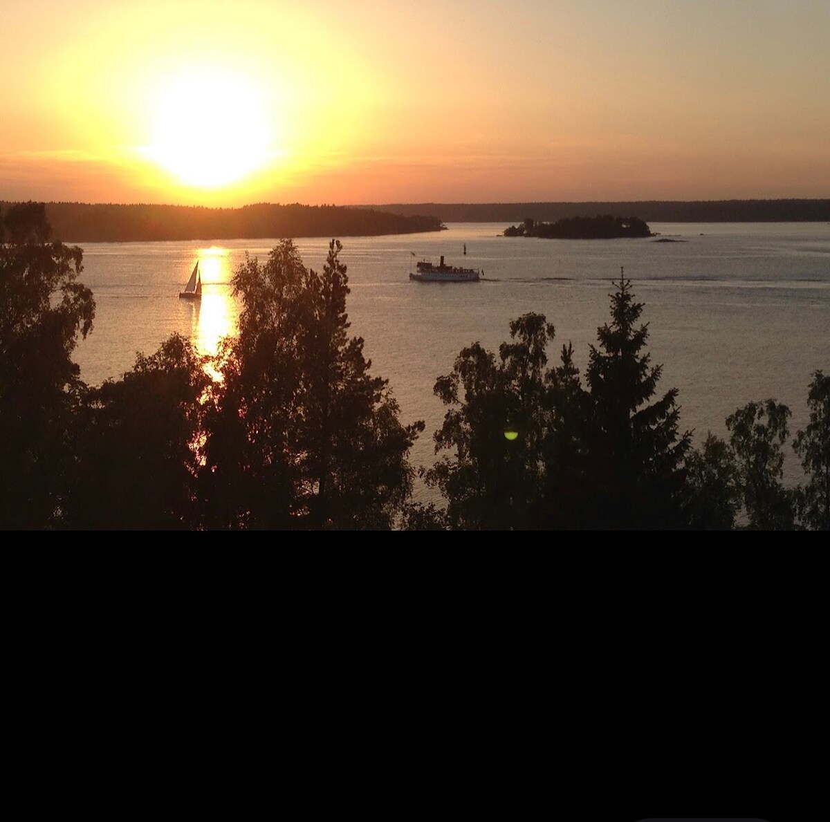 lyxig hus i Stockholms skärgård