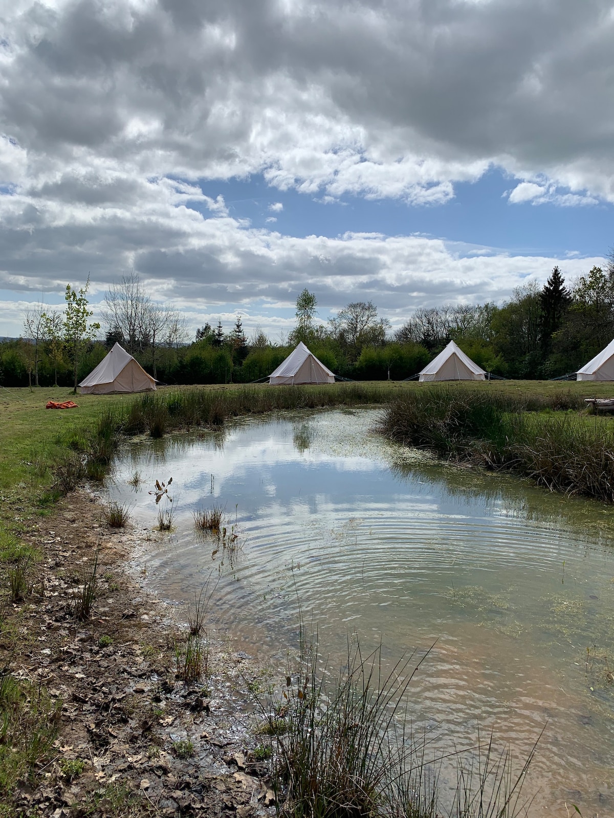 15 Bell Tents with double beds