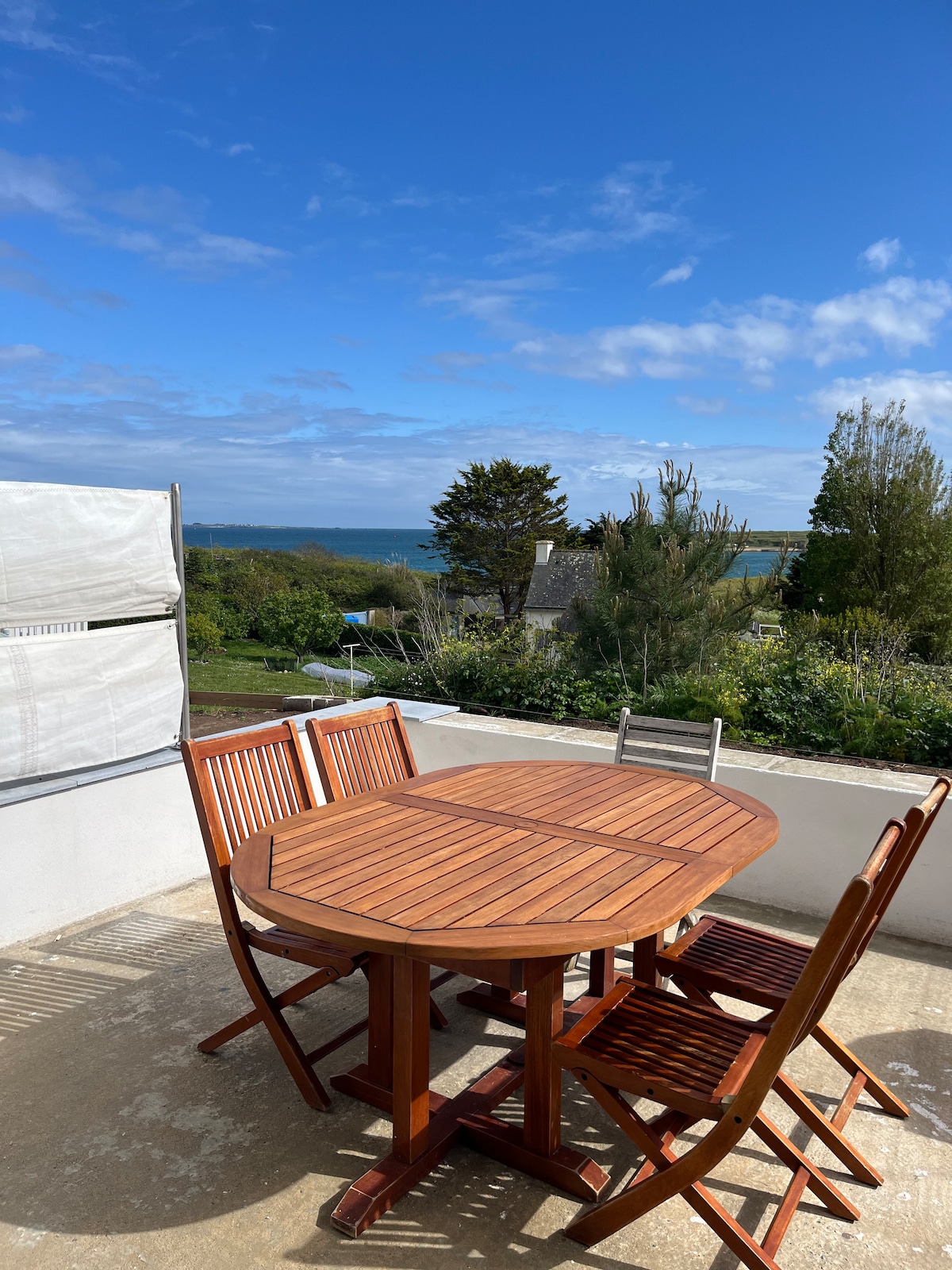 Location maison neuve île de Houat. Vue mer