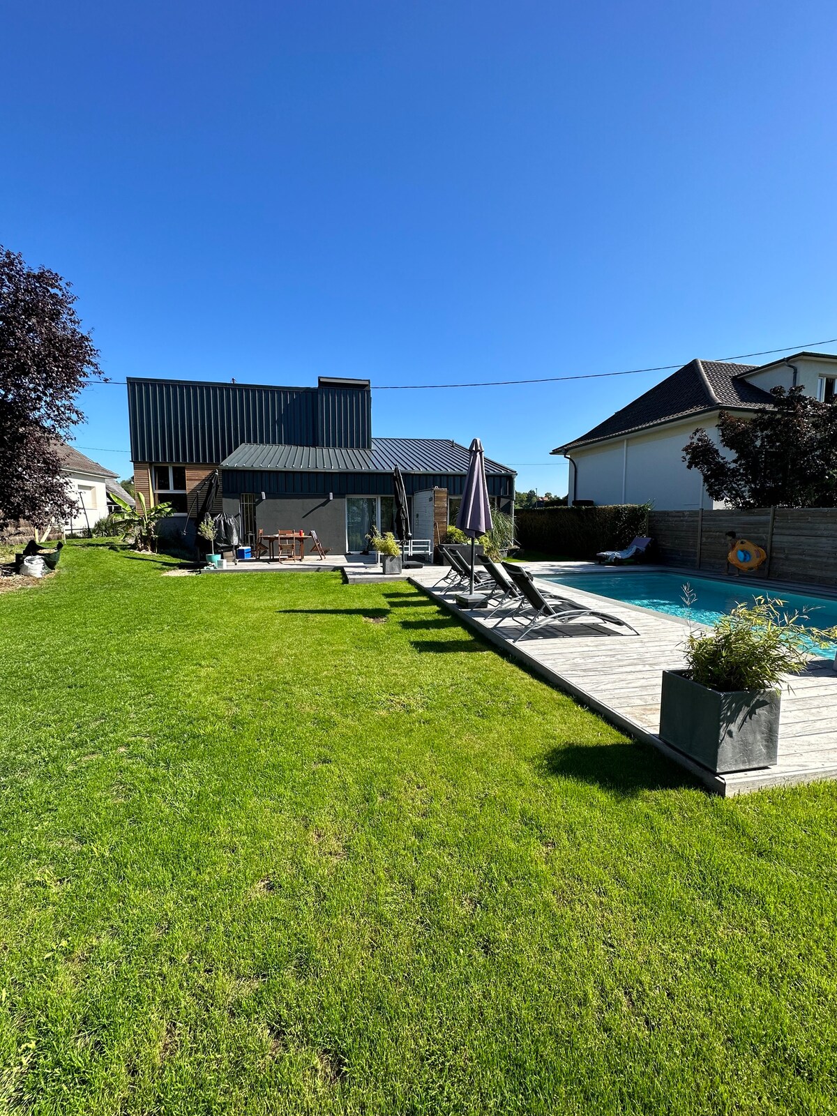 Maison individuelle avec piscine