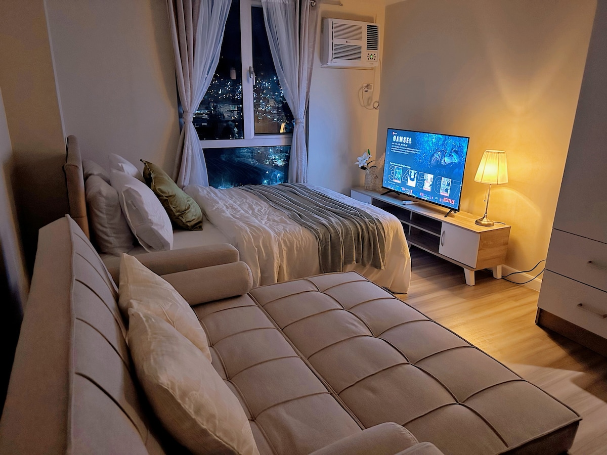 IT公园豪华单间公寓+沙发床-200mbps无线网络和泳池
