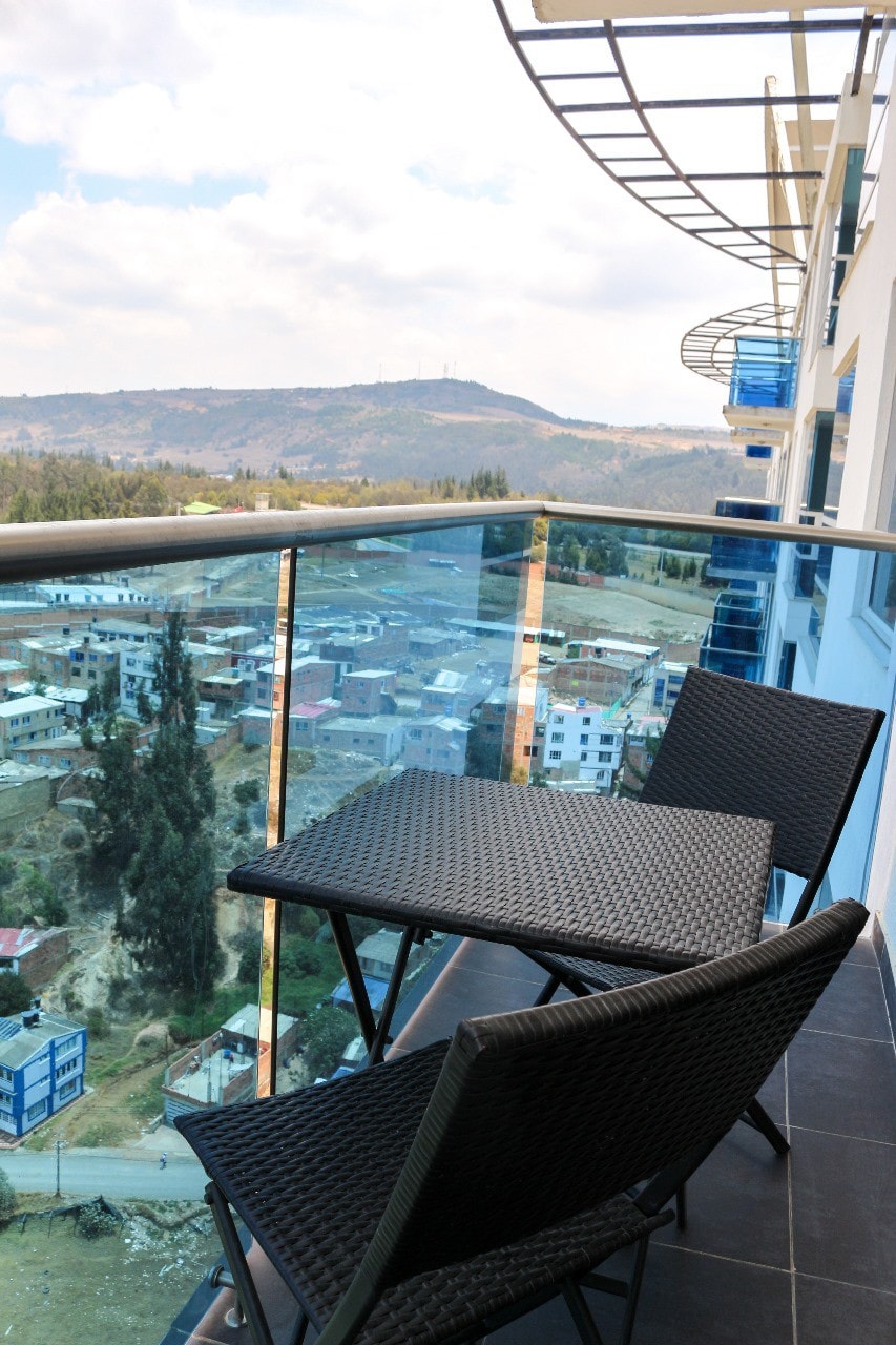 Penthouse with view and jacuzzi