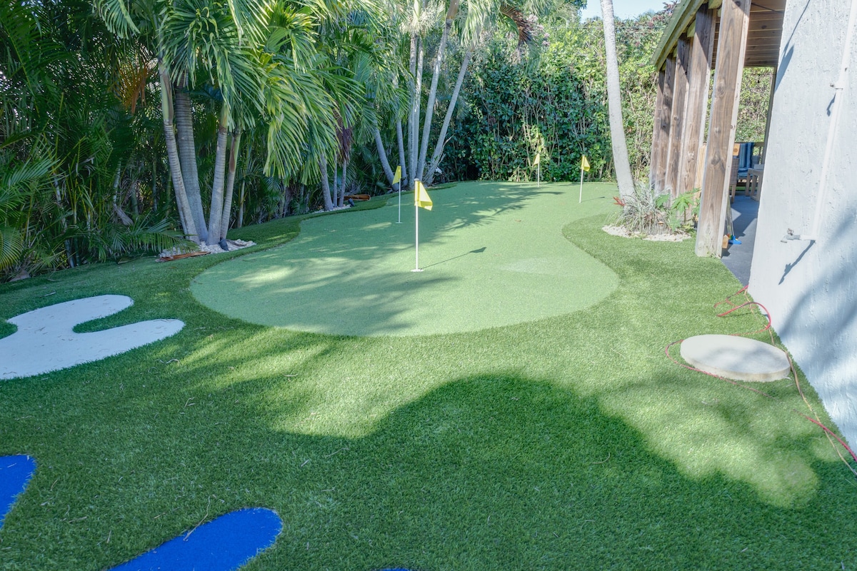 Clean With Backyard Putting Green