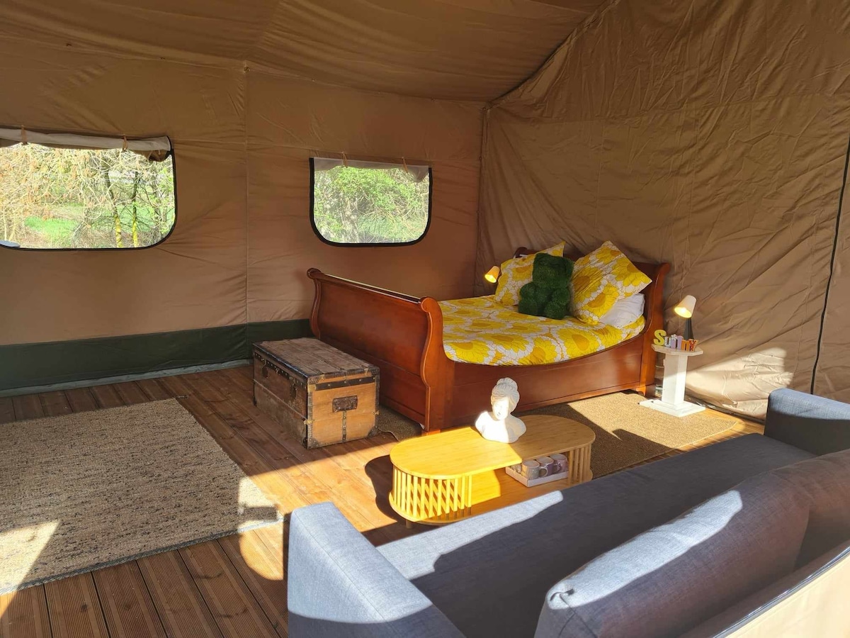 river side safari tent