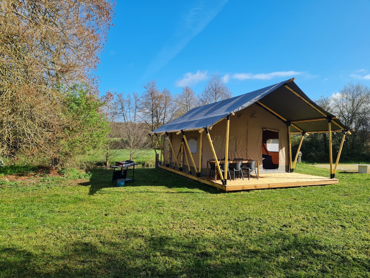 river side safari tent