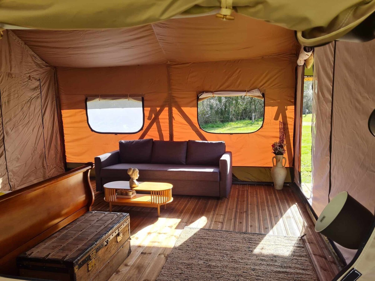 river side safari tent