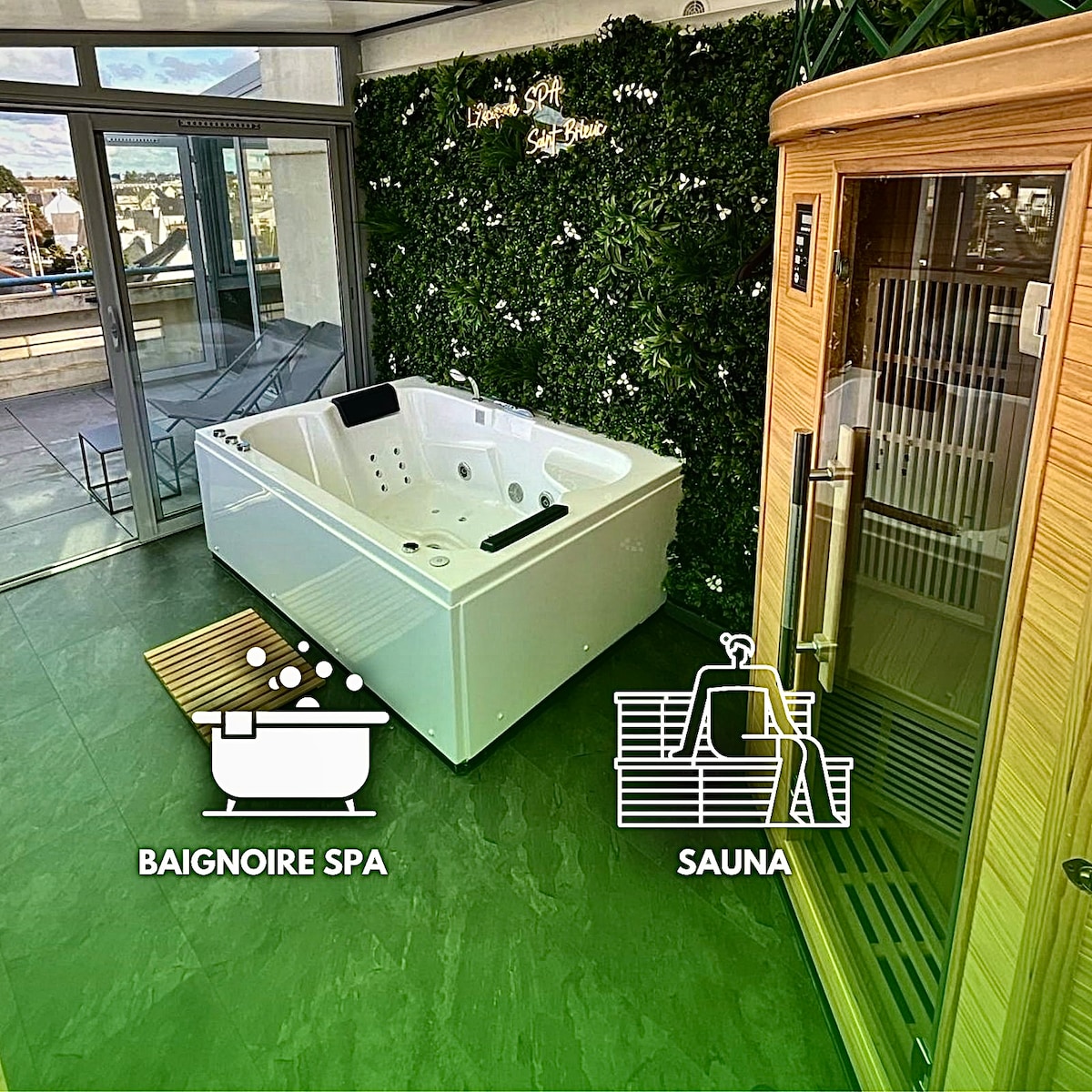 L’Escapade SPA Sauna + Jacuzzi