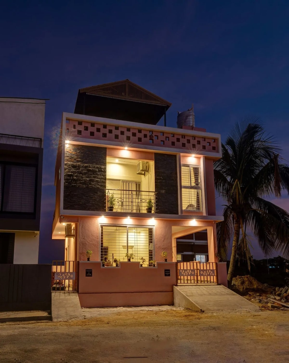 Guest house with Skandagiri view