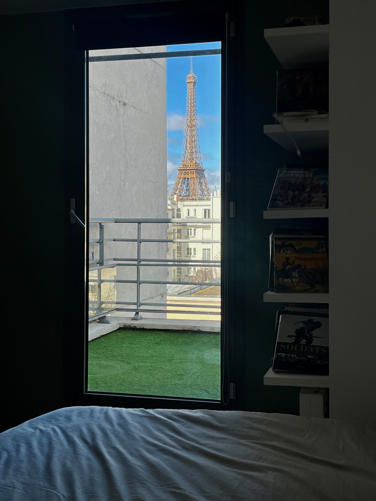 巴黎带独立卫生间的埃菲尔铁塔景观客房