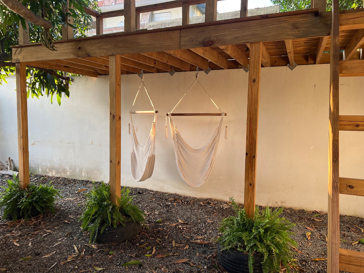 Van MicroHome under Mango Tree by the Beach!