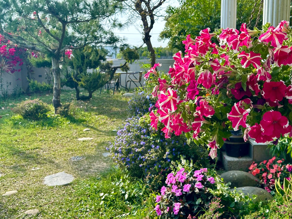 花間稻香～田中央～獨棟一樓花園房舍