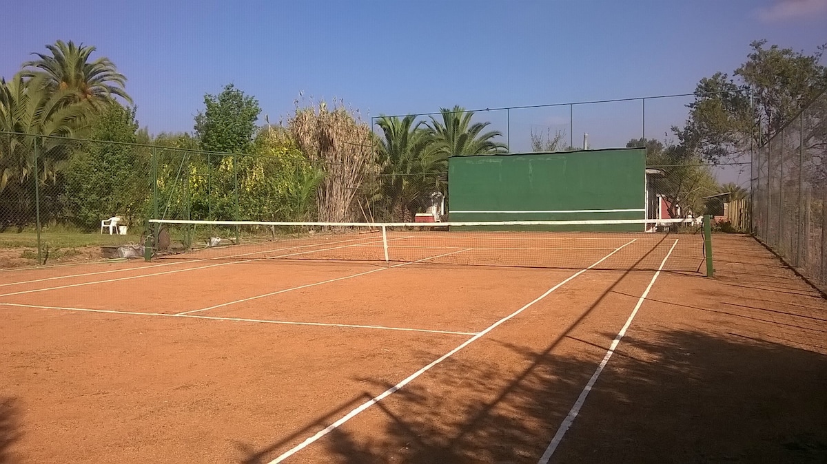 Acogedora Cabaña en Olmué: Tenis y Piscina
