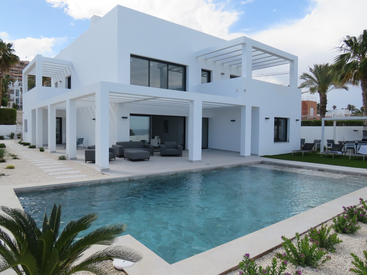 Large modern beach villa