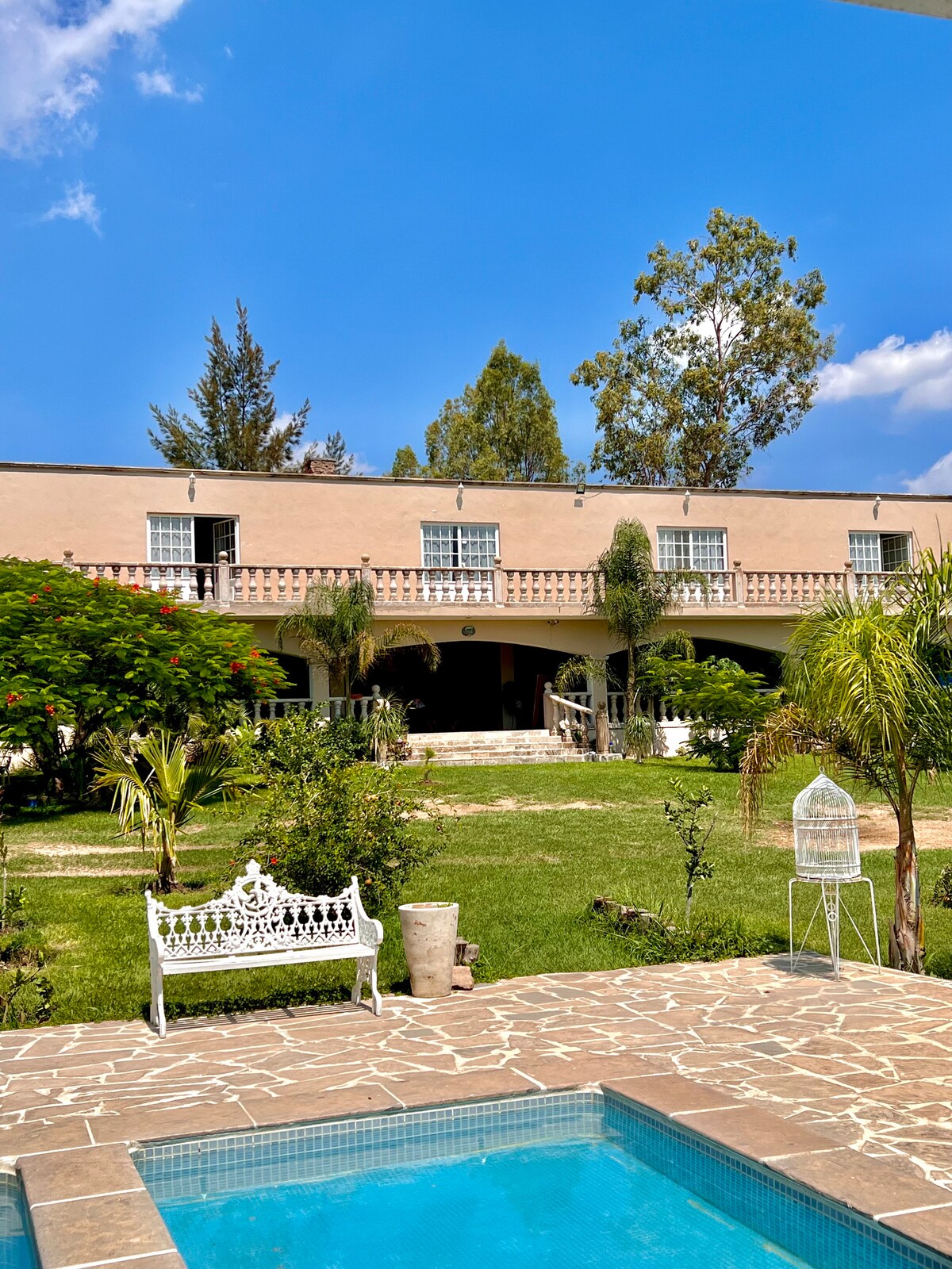 Casa de campo, terraza.