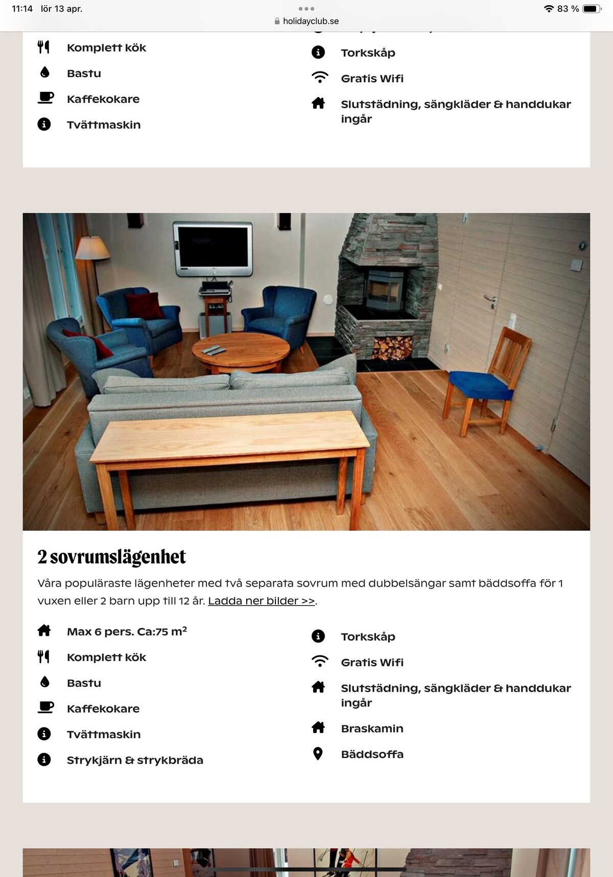 2 rums-lägenhet i Åre