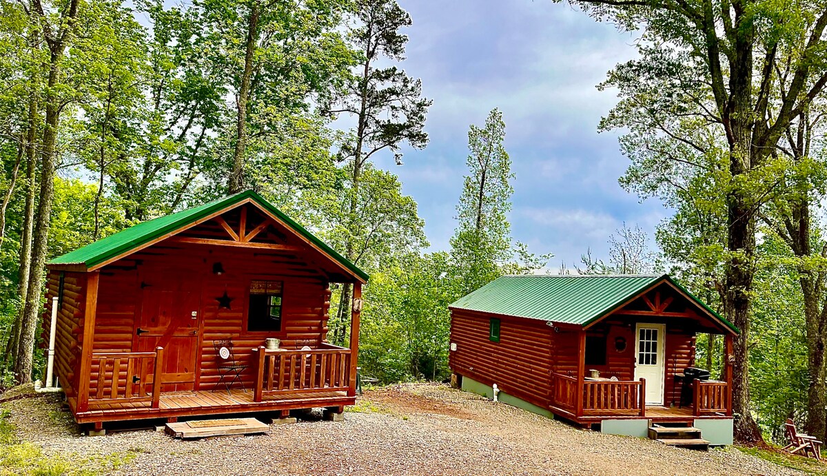 The cabins at Hiwassee Ridge