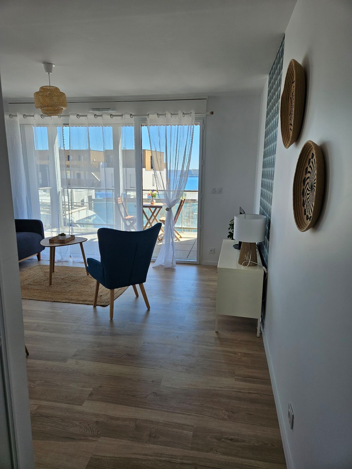 Appartement T2,neuf, vue sur mer